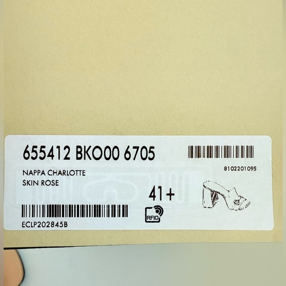 Gucci Rose Pink leather Baby Horsebit block heel 70mm open toe mules EU 41.5 - Picture 10 of 10